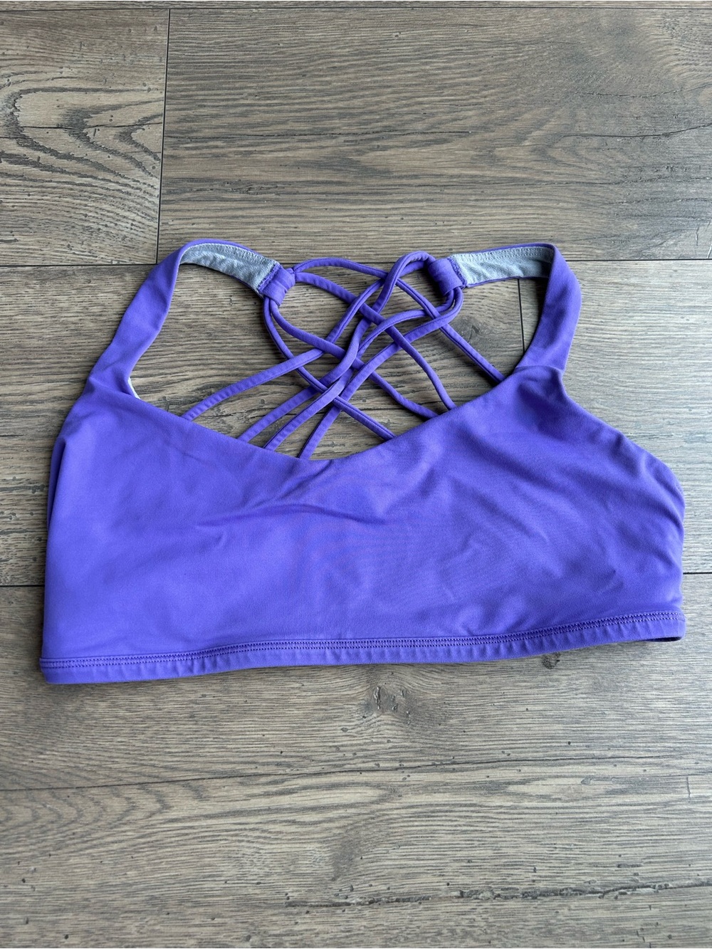 Lululemon Purple Strappy Sports Bra